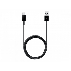 USB kaapeli Samsung EP-DG930IBEGWW Type-C 1.5m (with packaging) (musta) (OEM)