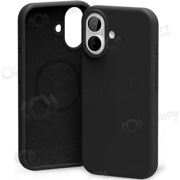 Suojakuori Mercury Pure Magsafe Silicon Case Apple iPhone 17 musta