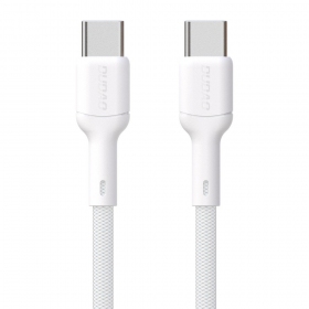 USB-C-kaapeli Dudao L9C USB-C–USB-C 1 m 65 W valkoinen