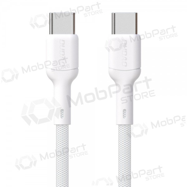 USB-C-kaapeli Dudao L9C USB-C–USB-C 1 m 65 W valkoinen