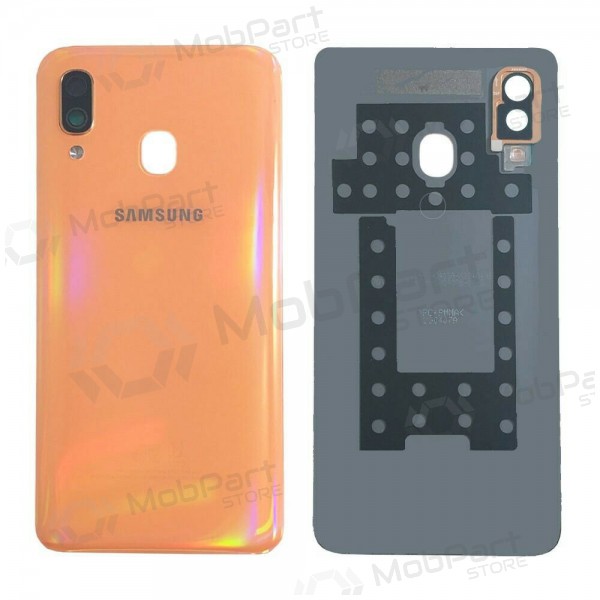 Samsung A405 Galaxy A40 2019 takaakkukansi vaaleanpunainen (Coral Orange) (käytetty grade B, alkuperäinen)