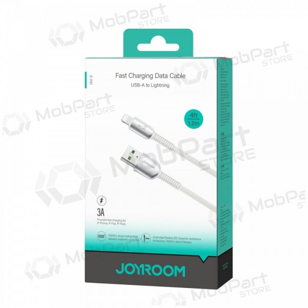 USB kaapeli Joyroom S-A51 USB-A to Lightning 3A 1.2m harmaa