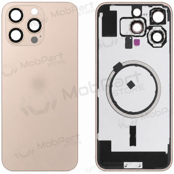 Apple iPhone 16 Pro Max takakansi - kultainen (Premium)