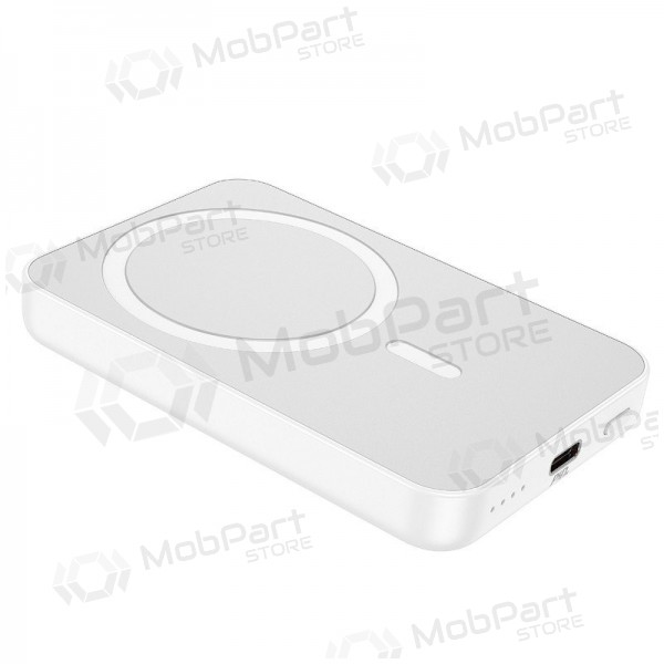 Ulkoinen paristo Power Bank Hoco J109 PD20W Magnetic 5000mAh valkoinen