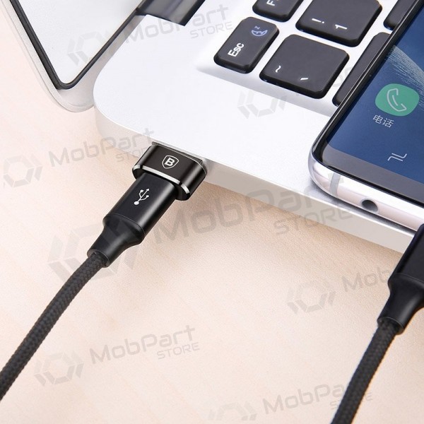 Sovitin Baseus Type-C to USB-A musta CAAOTG-01