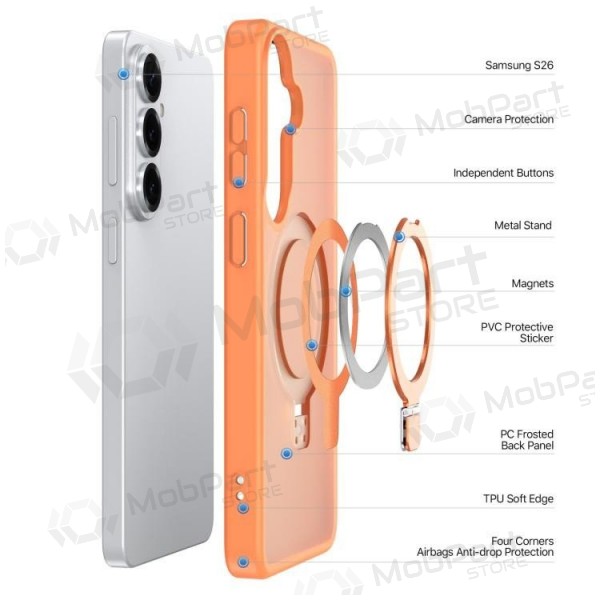 Samsung Galaxy S26+ kotelo - Dux Ducis Yind MagSafe (oranssi)