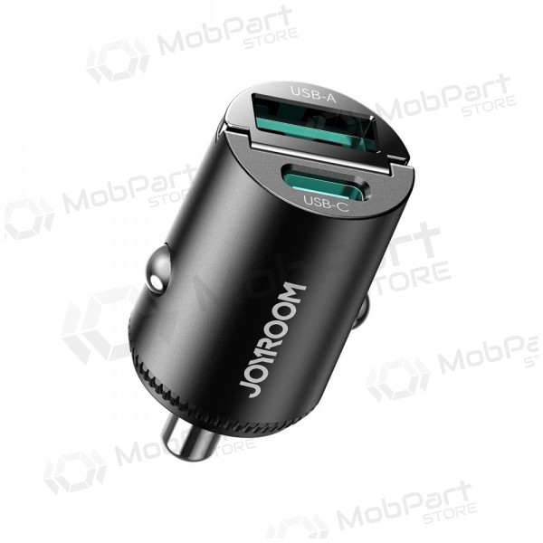 Autolaturi Joyroom JR-CCN18 65 W USB-C + USB-A musta