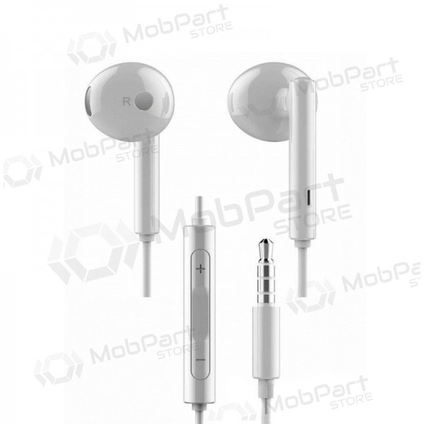 Huawei AM115 P8 / P8 lite / P9 / P9 Plus / P9 lite 3,5mm handsfree (valkoinen) (alkuperäinen)