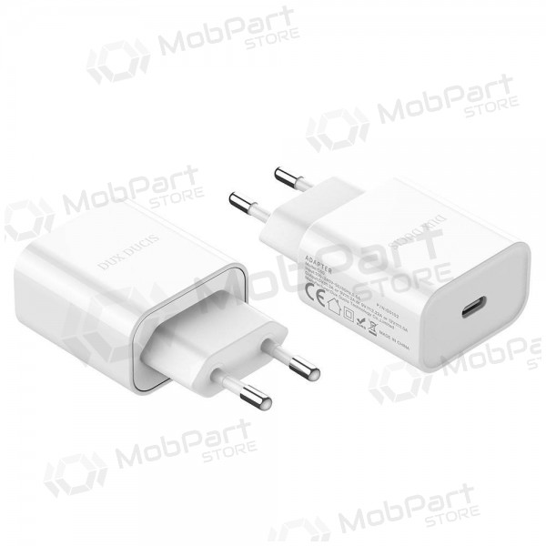 Laturi Dux Ducis C50 PD 20W Quick Charge (valkoinen)