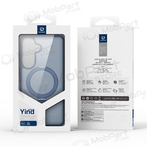 Samsung Galaxy S26+ kotelo - Dux Ducis Yind Magnetic Stand (tumman sininen)