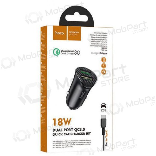 Autolaturi HOCO Z39 USB + 