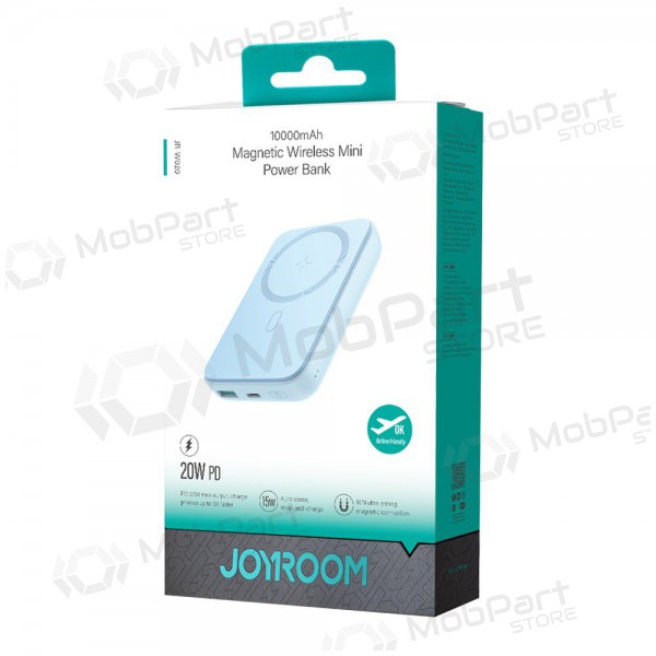 Ulkoinen paristo Power Bank Joyroom JR-W020 20W Magnetic Wireless 10000mAh sininen