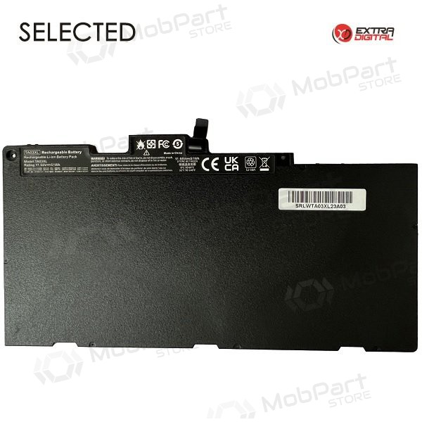 HP TA03XL, 51Wh kannettavan tietokoneen akku, Selected HP TA03XL, 51Wh kannettavan tietokoneen akku, Selected