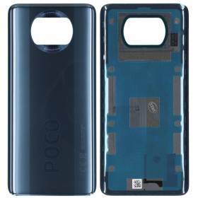 Xiaomi Poco X3 Pro / X3 / X3 NFC takaakkukansi (musta) (alkuperäinen) (service pack)
