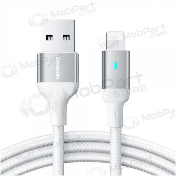 USB kaapeli Joyroom S-UL012A10 USB to Lightning 2.4A 1.2m valkoinen