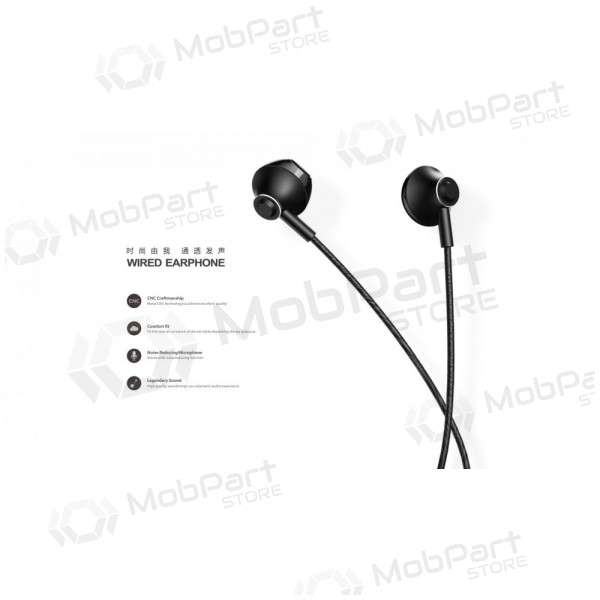 Handsfree Remax RM-711 3,5mm (musta)
