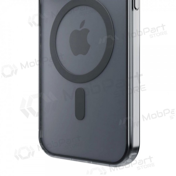 Apple iPhone Air - 3mk Frosty MagCase kotelo (musta)