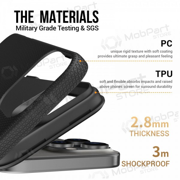 Suojakuori Perfectionists Triangle Mag Case Apple iPhone 12 mini musta Suojakuori Perfectionists Triangle Mag Case Apple iPhone 12 mini musta