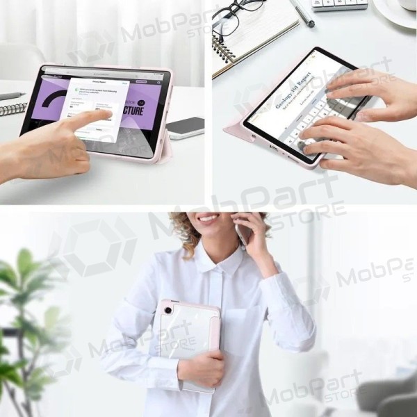 Samsung Galaxy Tab A9 Plus 11.0, A11 Plus 11.0 kotelo - Dux Ducis Toby (roosa)