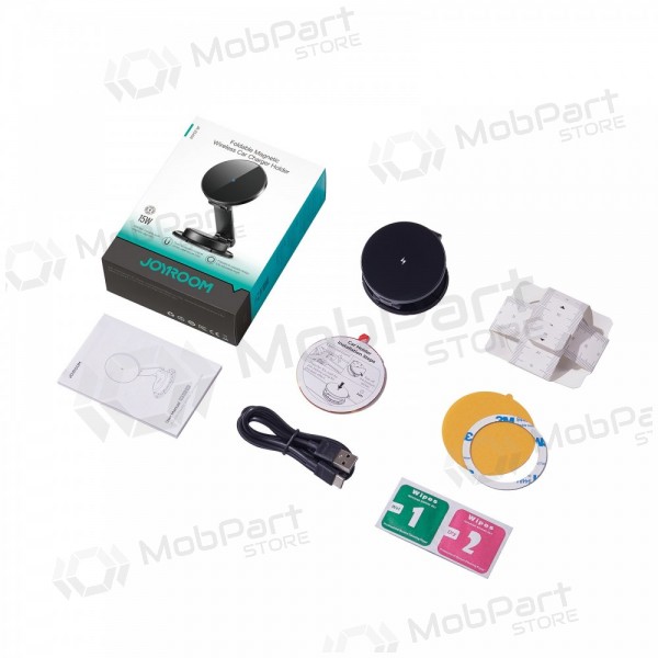Automobilinis laikiklis-laturi Joyroom JR-ZS408 (dashboard) 15W musta