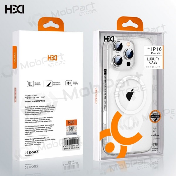 Apple iPhone 16 Pro Max kotelo - HDD Clear MagSafe Case (läpinäkyvä)