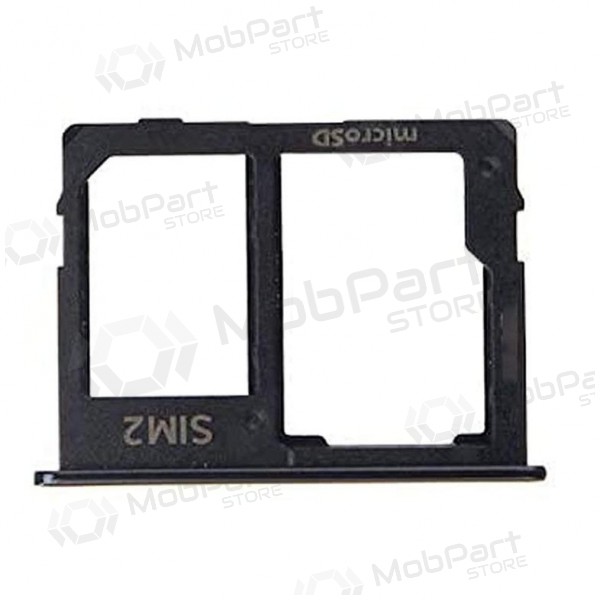 Samsung J415 Galaxy J4+ 2018 SIM kortin pidike (2kpl) (musta)