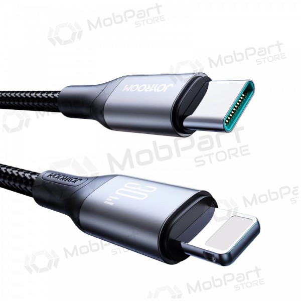 USB kaapeli Joyroom S-A28 USB-C to Lightning 30W 1.0m musta