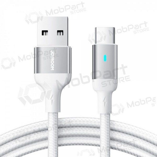 USB kaapeli Joyroom S-UC027A10 USB to Type-C 3A 1.2m valkoinen