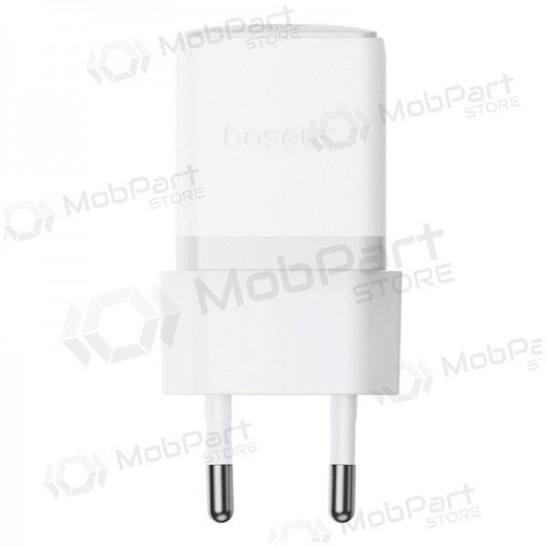 Laturi Baseus Palm 20W USB-C + USB-C to USB-C cable 1.0m valkoinen P10111602213-01