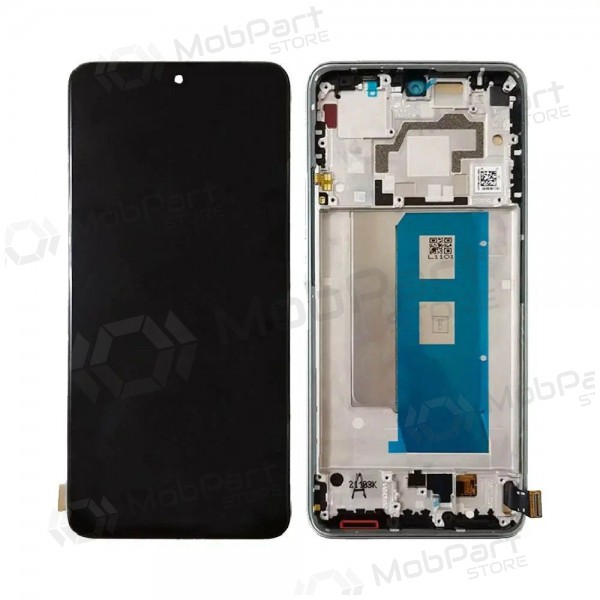 Xiaomi Poco F5 Pro 5G -näyttö (musta) (kehyksellä) (alkuperäinen)