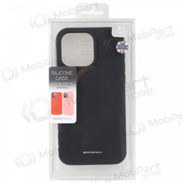 Apple iPhone 11 Pro Max kotelo Mercury - Silicone Case (musta)