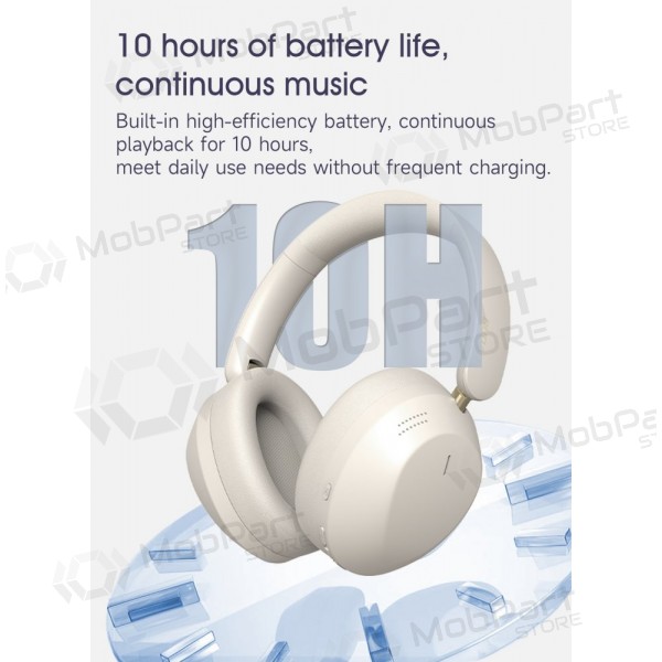 Langattomat kuulokkeet mikrofonilla Dudao X22Max Bluetooth USB-C valkoinen