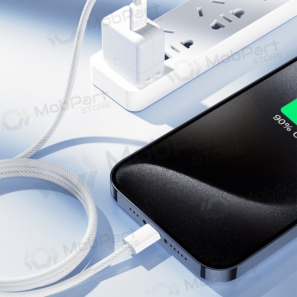 USB kaapeli Joyroom S-A45 USB-C to USB-C 60W 1.0m valkoinen