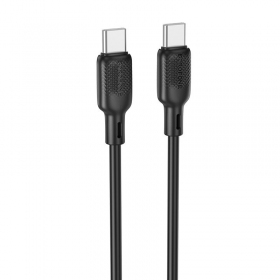 USB kaapeli Borofone BX113 60W USB-C to USB-C 2.0m musta