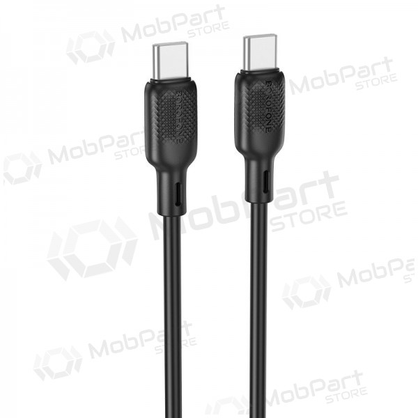 USB kaapeli Borofone BX113 60W USB-C to USB-C 2.0m musta