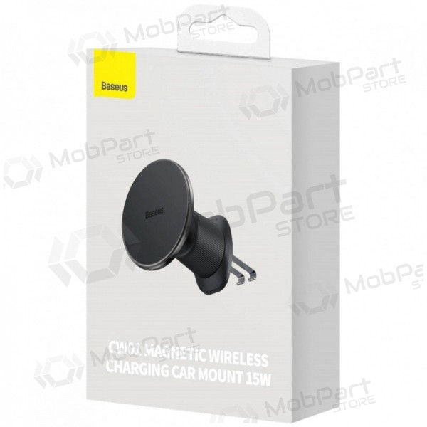 Automobilinis laikiklis-laturi Baseus CW01 MagSafe 15W musta C40141001111-00