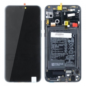 Huawei Honor 9X Lite näyttö (musta) (kehyksellä ja paristo) (service pack) (alkuperäinen)