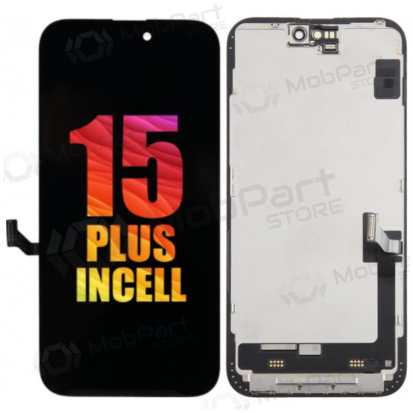 Ekranas tarkoitettu  iPhone 15 Pro Max su lietimui jautriu stikliuku INCELL (Removable IC)