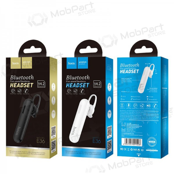 Langaton handsfree Hoco E36 musta