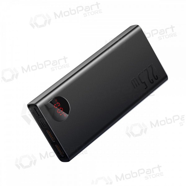 Ulkoinen paristo Power Bank Baseus Adaman 22.5W 20000mAh + Type-C 0.3m musta PPAD070101