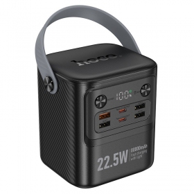 Ulkoinen paristo Power Bank Hoco J152 22.5W+PD20W 80000mAh musta