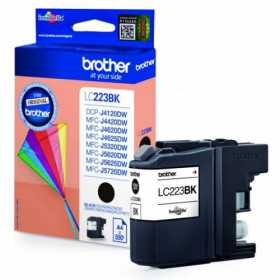 Brother LC 223 (LC223BK), musta kasetti mustesuihkutulostimille, 550 sivut
