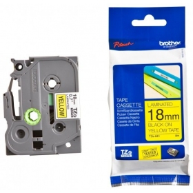 Brother TZe-641 (TZE641) 18mm, 8m, keltainen, musta nauha