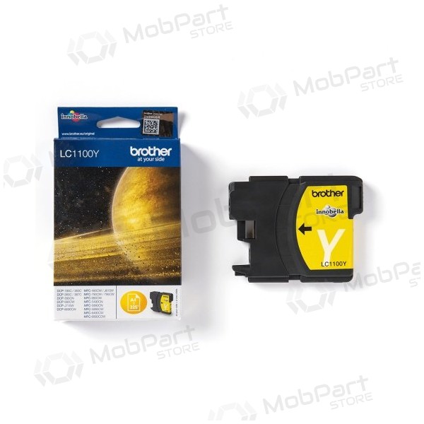 Brother LC-1100Y (LC1100Y) mustekasetti, keltainen