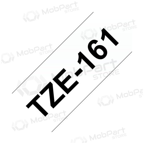 Brother TZe-161 (TZe161) laminoitu tarranauha musta kirkkaalla, 36mm, 8m