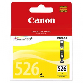 Canon CLI-526 - 4543B001, keltainen mustekasetti mustesuihkutulostimille