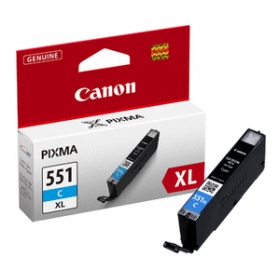 Canon CLI-551XL (6444B001), sininen mustekasetti mustesuihkutulostimille