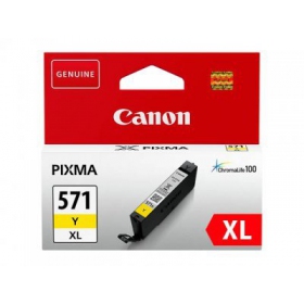 Canon CLI-571XLY (0334C001), keltainen mustekasetti mustesuihkutulostimille, 715 sivua