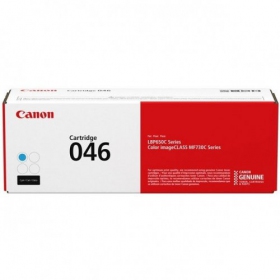 Canon CRG 046 (1249C002), syaani värikasetti lasertulostimille, 2300 sivua.
