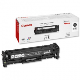 Canon CRG 718 (2662B002) musta värikasetti lasertulostimille, 3400 sivua.